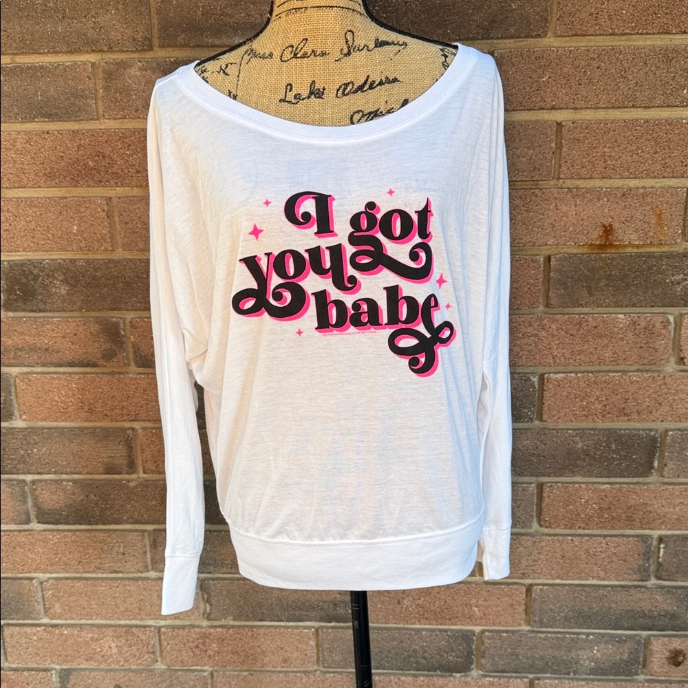 "I got you babe" Sunny and Cher Concert Graphic Tee Size Large